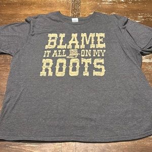 2XL Womens western tee